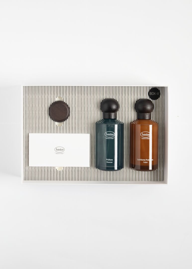 Leather Beauty Routine Box-V